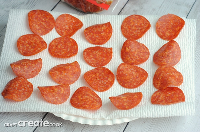 Low Carb Pepperoni Chips are Keto friendly, yummy and quick to make!