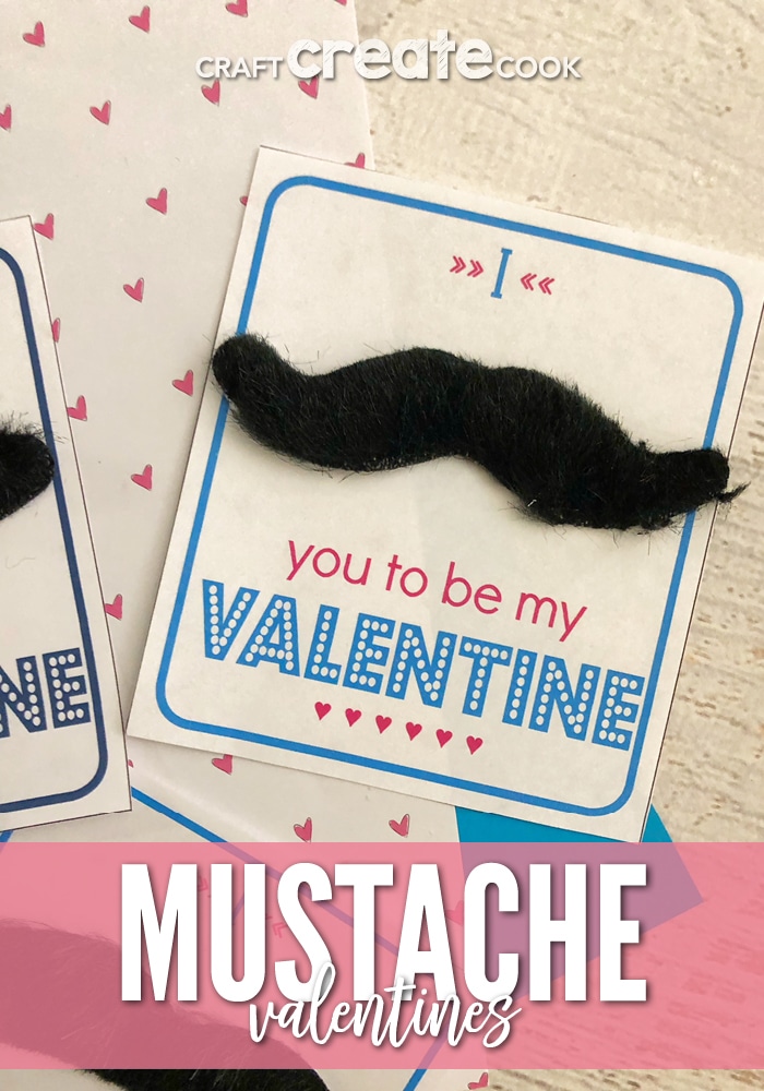 If you Mustache I love Valentine's Day and our Mustache Valentine Cards with a Free Printable.