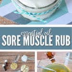 If you've hopped on the new year, new you exercise band wagon like I have, you might need this essential oil sore muscle rub!