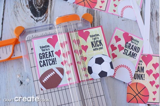 Kids will love these sports valentine cards for their classmates!