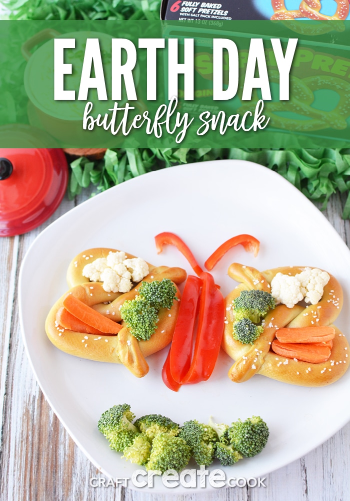 Earth Day Snacks are simple with the help of SUPERPRETZEL!