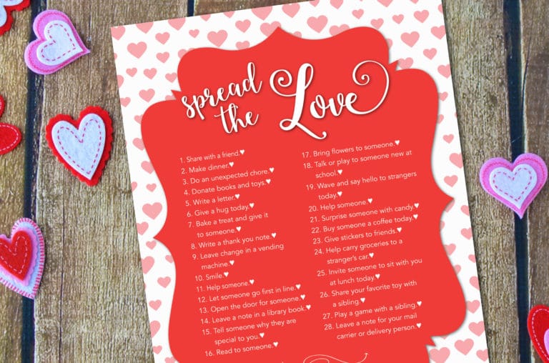 Move over flowers and chocolates, there's a new way to spread the love this Valentine's Day with 28 acts of kindness!