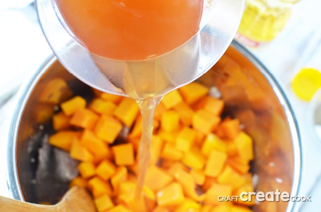 Our wholesome Instant Pot Beef and Squash Stew recipe is BURSTING with flavor and ready in a snap!