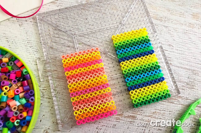 These Perler Bead Bookmarks are completely customizable and ready for your latest book.