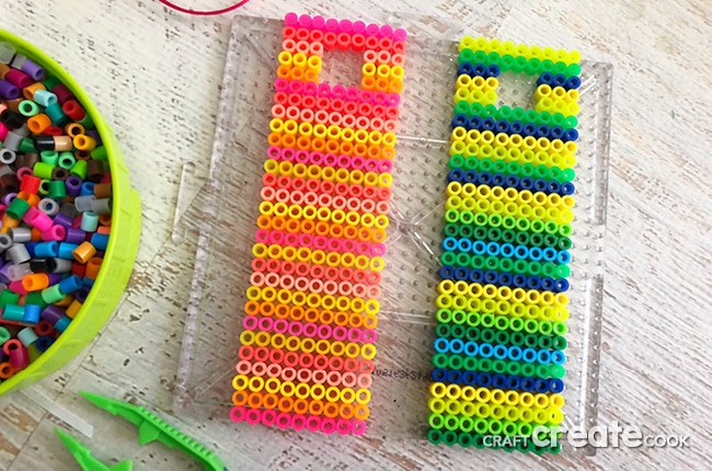 These Perler Bead Bookmarks are completely customizable and ready for your latest book.