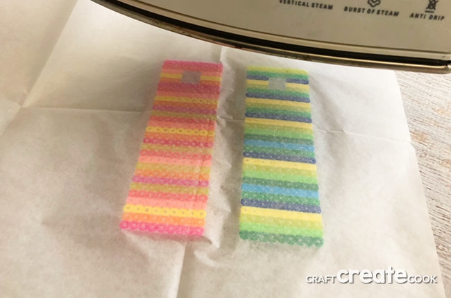 These Perler Bead Bookmarks are completely customizable and ready for your latest book.