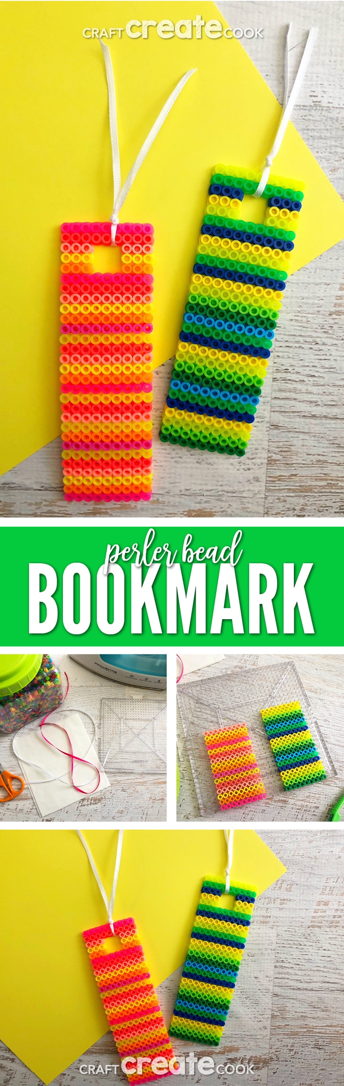 Perler Bead Bookmarks Craft Create Cook