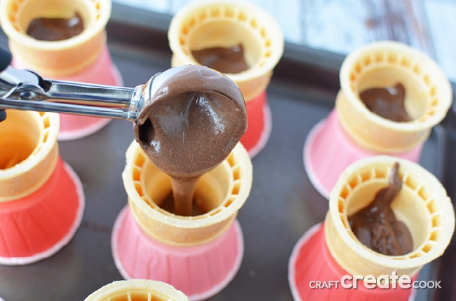 You won't believe how easy it is to make ice cream cone cupcakes with Yippee Cone Cake Bases!