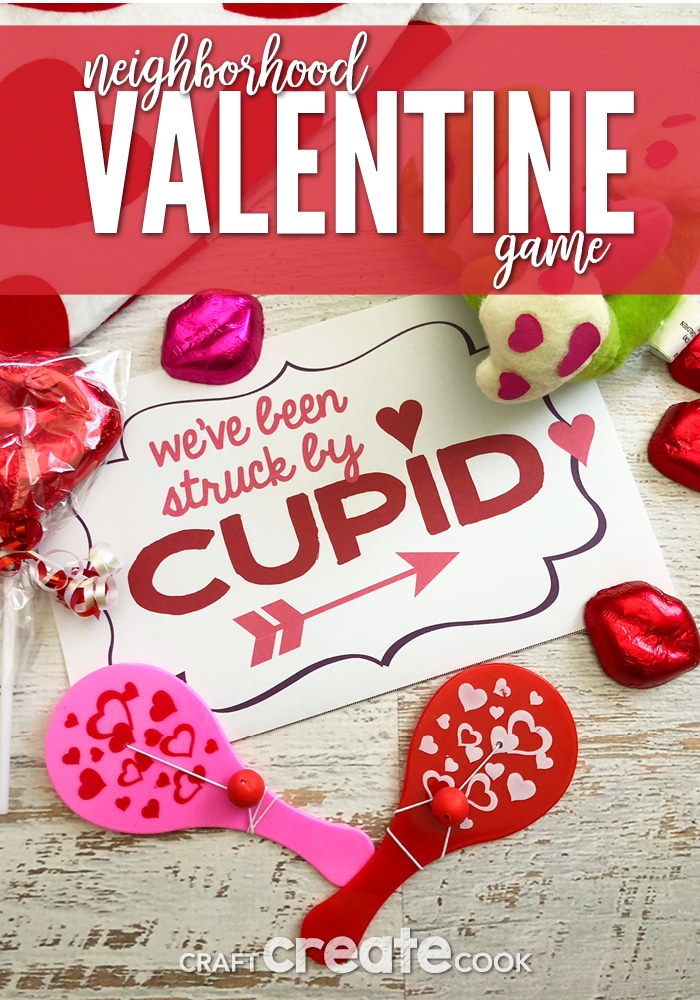 You and your neighbors will have so much with our You've Been Cupid Struck Neighborhood Valentine Game.