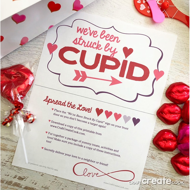 You and your neighbors will have so much with our You've Been Cupid Struck Neighborhood Valentine Game.