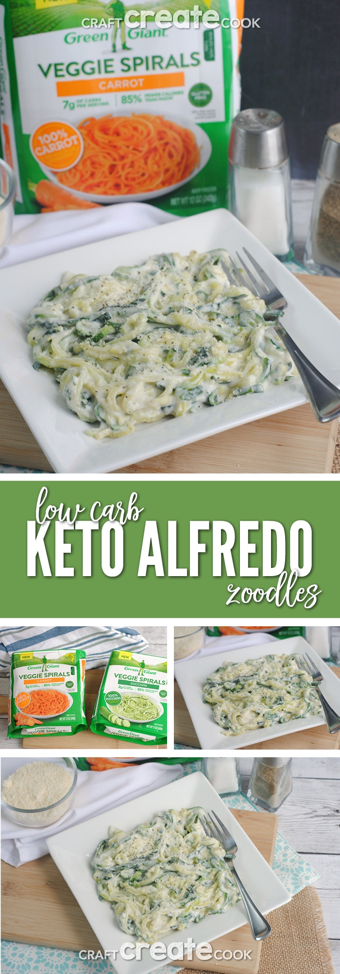 Low Carb Keto Alfredo Zoodles Craft Create Cook