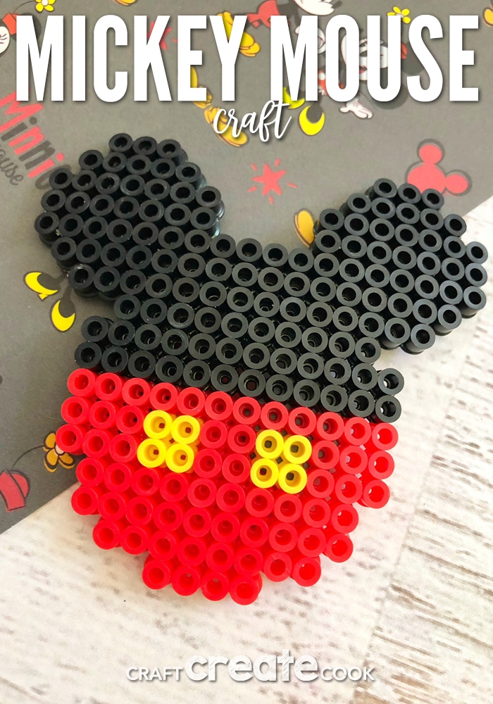 Our Mickey Mouse Inspired Magnet is a great craft to get you excited about Disney.