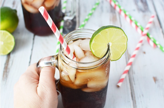 Summertime Rum and Coke with a Twist - Craft Create Cook