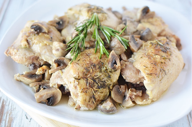 Herb Roasted Instant Pot Chicken Thighs - Craft Create Cook