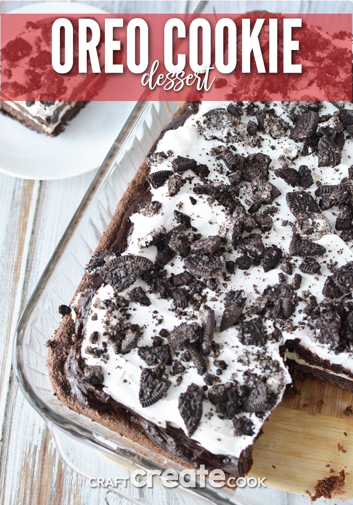 My Oreo cookie dessert is perfect for a large family gathering or just because you want something delicious!