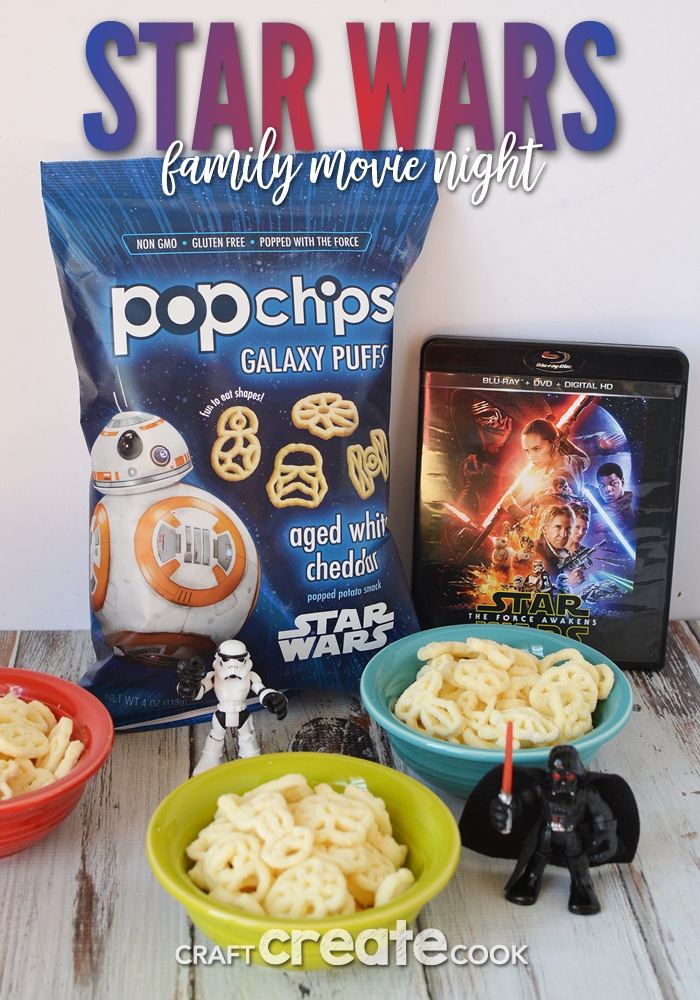 It's time to plan your Star Wars movie night for the family! It's easy and fun with the help of Popchips!