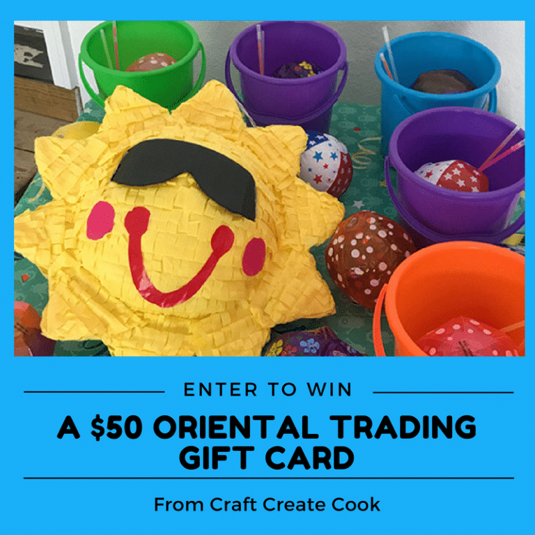 Enter to win a $50 gift card from Oriental Trading Company!