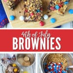 Our Red, White and Blue Brownies will be gone before you know it at your next outdoor BBQ!