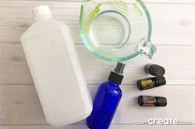 This Kid-Friendly Bug Spray for Ages 3+ will keep the bugs away with just a couple simple ingredients mixed with essential oils.