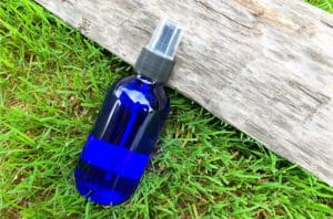 This Kid-Friendly Bug Spray for Ages 3+ will keep the bugs away with just a couple simple ingredients mixed with essential oils.