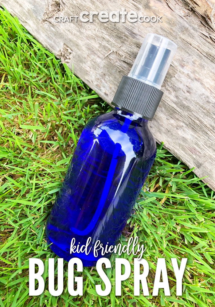 This Kid-Friendly Bug Spray for Ages 3+ will keep the bugs away with just a couple simple ingredients mixed with essential oils.