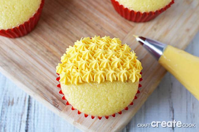 Inspired by the movie Christopher Robin, these Winnie the Pooh cupcakes are easy to make with the whole family.