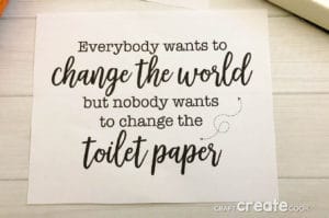 DIY Bathroom Remodel with Free Printable - Craft Create Cook