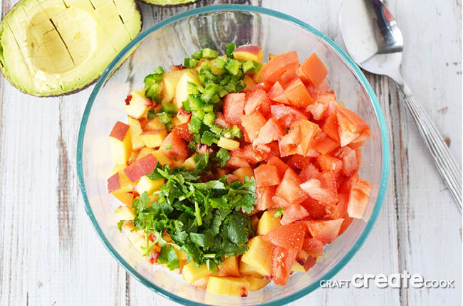 Homemade Peach Salsa is easy to make and will have your taste buds asking for more!