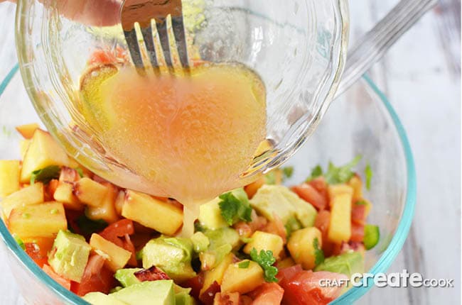 Homemade Peach Salsa is easy to make and will have your taste buds asking for more!