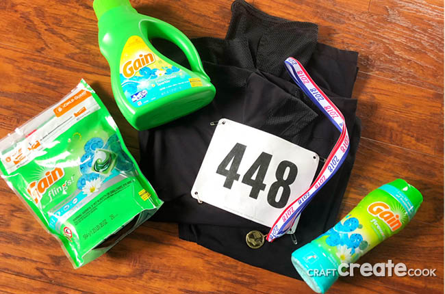 Learn how to run a 5K and still smell like victory with just a few simple steps and some great smelling laundry detergent