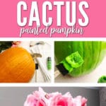 If you're looking for a creative way to paint a pumpkin, our Cactus Painted Pumpkin is the perfect idea.