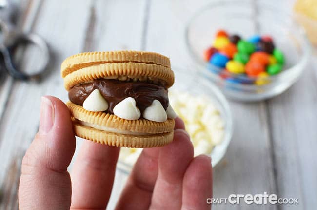 Take your creativity to a whole new level with these easy to make no bake monster cookies! 