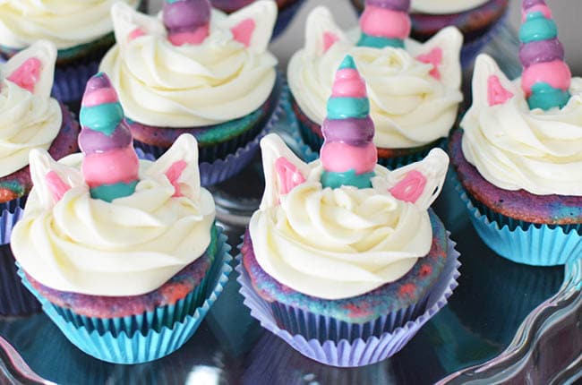 Anyone can make these simple unicorn cupcakes for a unicorn party, special event or just because!