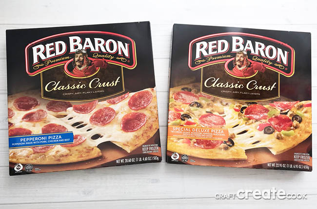 Conquer holiday meal time chaos these holiday season with Red Baron Classic Crust Pizzas!