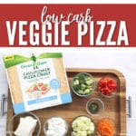 Looking to eat healthier this holiday season? Try this low carb veggie pizza!