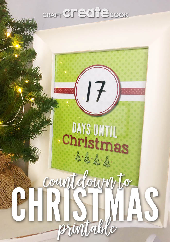 If you and your family love counting down the days until Christmas together than this Countdown to Christmas Printable will be perfect for your family.