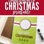 If you and your family love counting down the days until Christmas together than this Countdown to Christmas Printable will be perfect for your family.