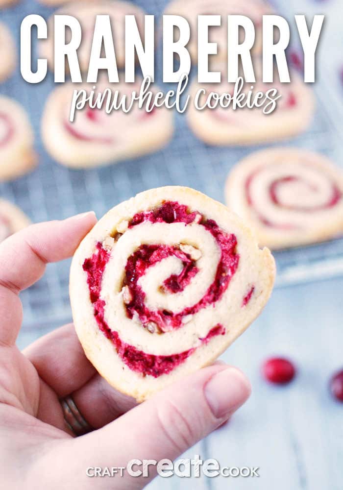 Cranberry pinwheel slice and bake cookies are soon to be a holiday favorite in your home!