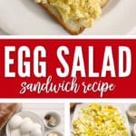 This Egg Salad Sandwich Recipe is easy to make and tastes fantastic too. 