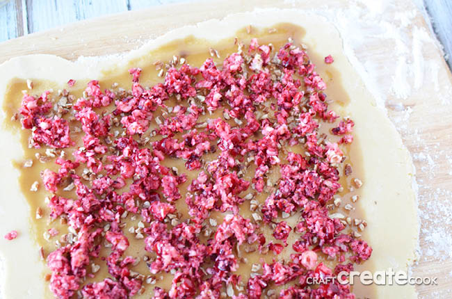 Cranberry pinwheel slice and bake cookies are soon to be a holiday favorite in your home!