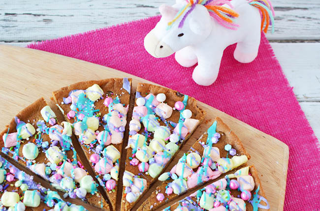 You'll wow your friends and bring out the magic with this easy to make unicorn pizza recipe!