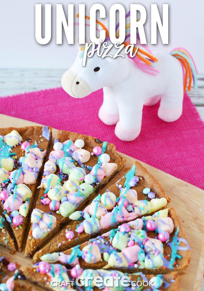 You'll wow your friends and bring out the magic with this easy to make unicorn pizza recipe!