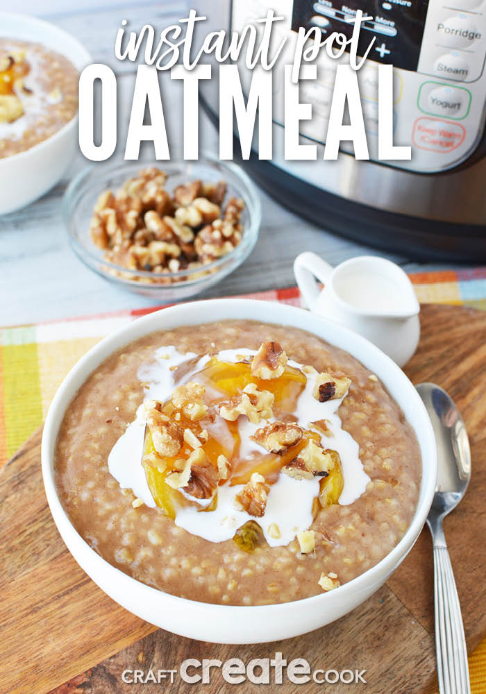 Our easy Instant Pot Oatmeal will become part of your morning routine in no time!