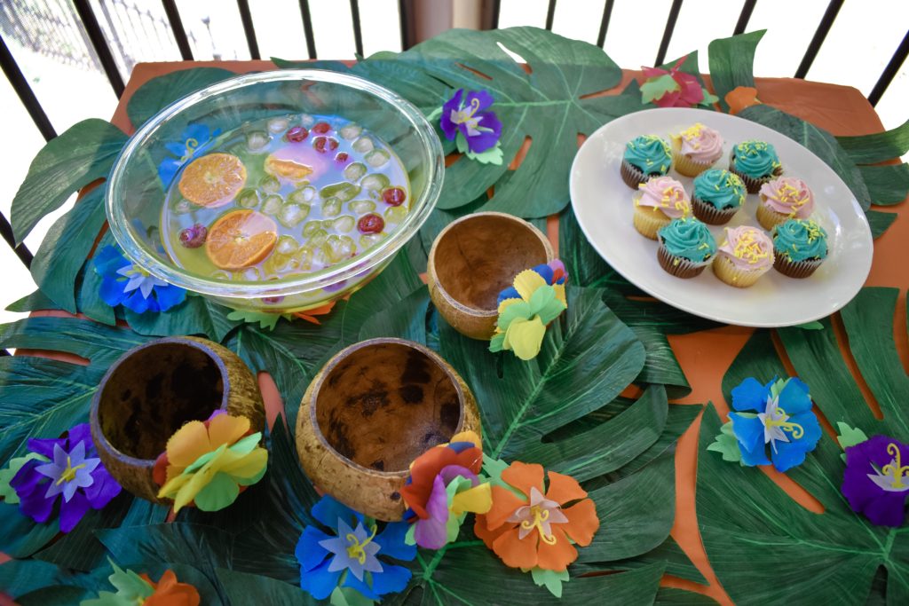 Luau Food Table