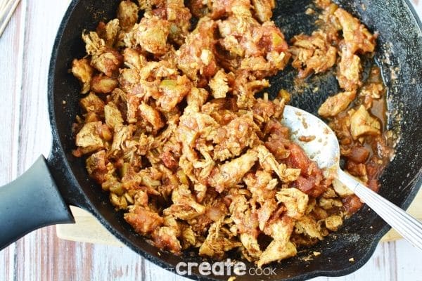 Chicken in skillet