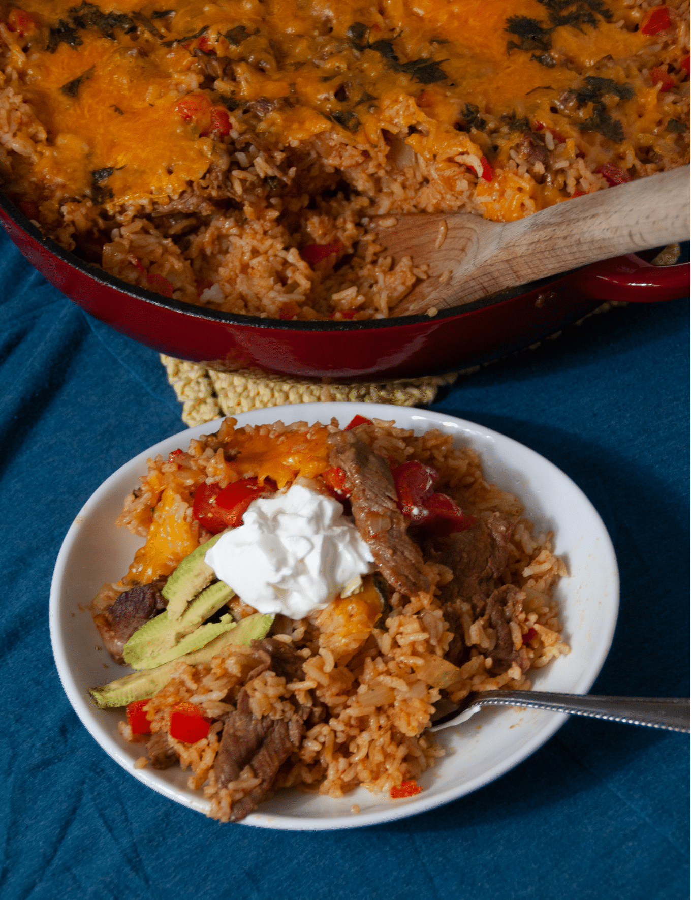 Cheesy Beef Fajita Dirty Rice Casserole Craft Create Cook
