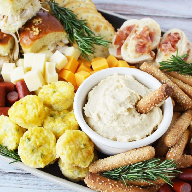 Fall grazing board on table