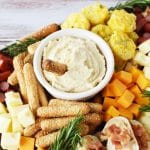 Fall grazing board on table