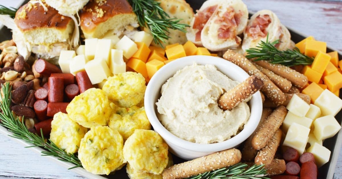 Simple Savory Fall Grazing Board {Charcuterie Board} - Craft Create Cook