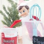 Elf in bucket of flour